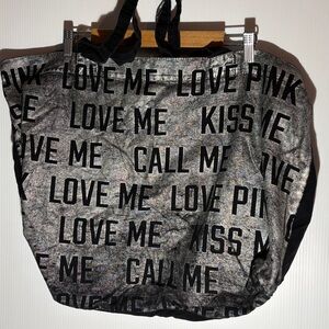PINK Victoria's Secret Gray Tote Bag